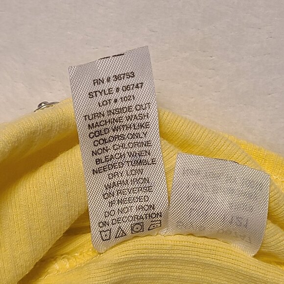 Yellow Ruffled Sleeve Baby Bodysuit 0-3M - Picture 4 of 10